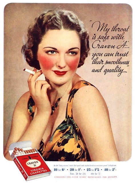 Craven 'A' Cigarettes - 1937
