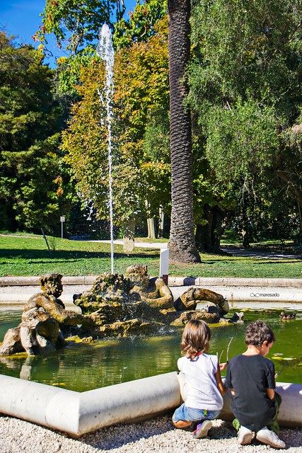 Fontana dei Tritoni all'Orto Botanico di Roma
