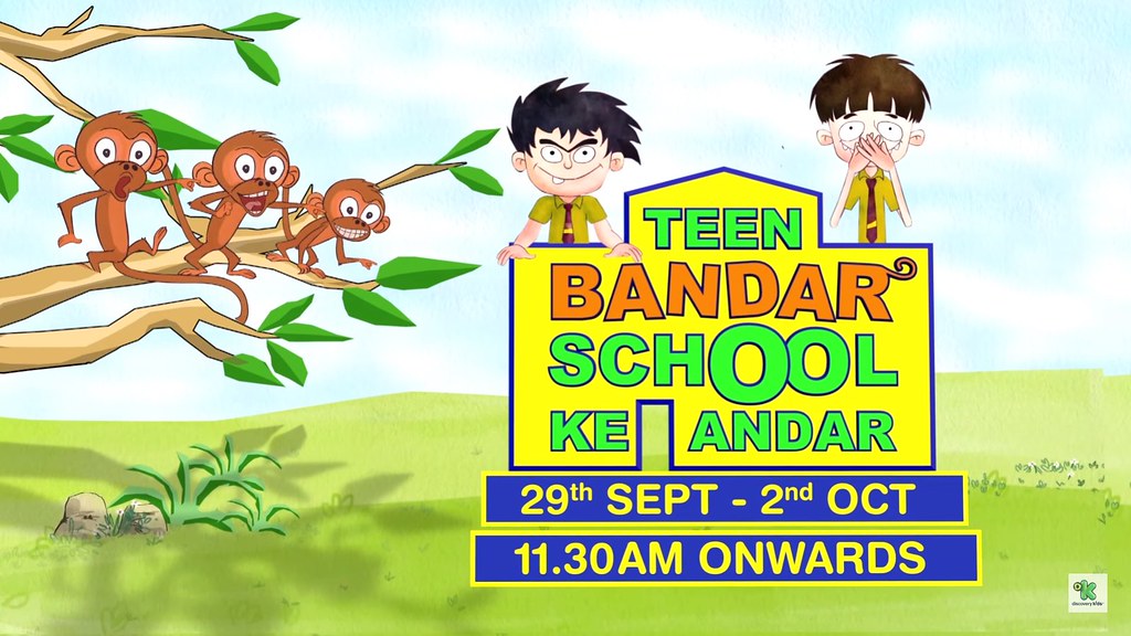 Bandbudh Aur Budbak | Teen Bandar School Ke Andar Promo | Discovery Kids -  a photo on Flickriver