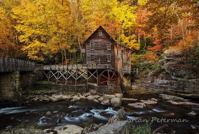 Glade Creek Mill from the back