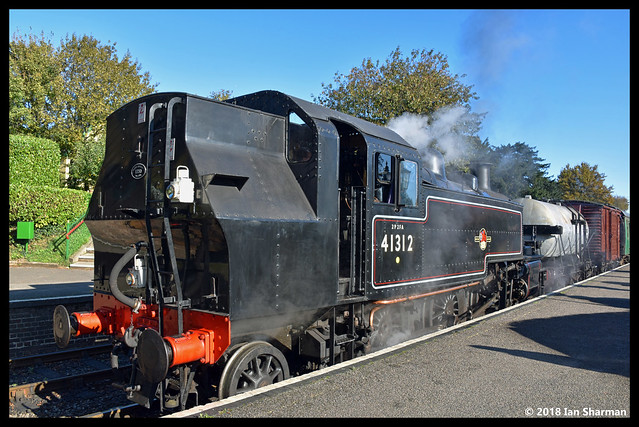 No 41312 21st Oct 2018 Mid Hants Railway Steam Gala