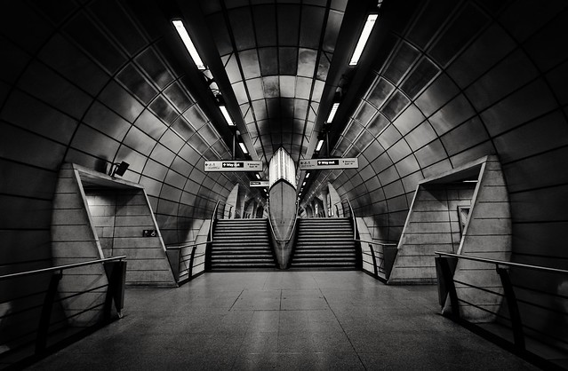 Deserted tube station