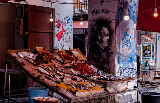Part two: La Sicilia è...fresh fish in the most genuine markets... =O) (Palermo)