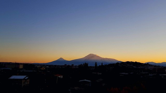 Sunset with Mount Ararat