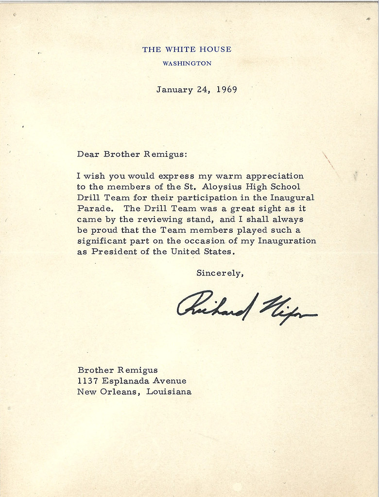 Nixon Letter