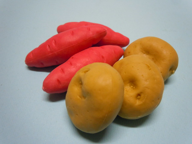 Iwako Potatoes Erasers