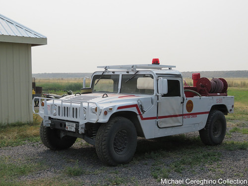 fire truck brush unit hummer apparatus rfpa rangeland protection association silver creek oregon