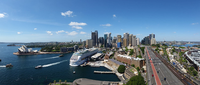 City Panorama from Sydney Harbour Bridge