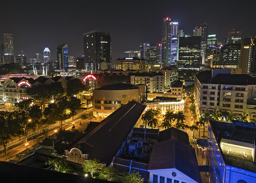 lisaridings fantommst singapore night lights colour color buildings urban view rooftop