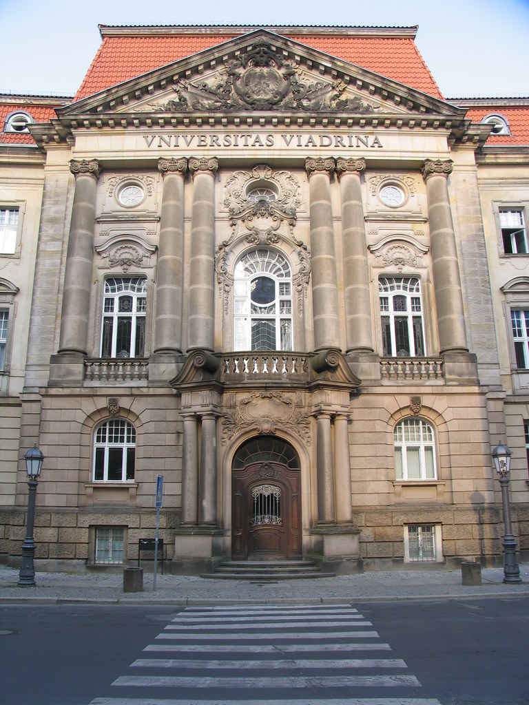 The main (old) building of the European University Viadrina Frankfurt (Oder)