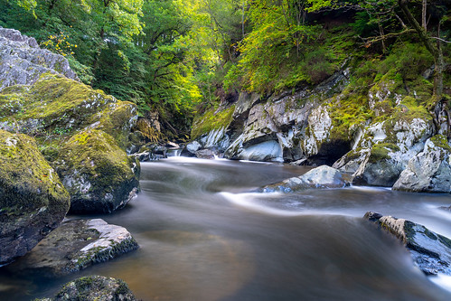 waterfall water river nikon landscape fairyglenn northwales