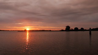 Sunrise at Lauwersmeer