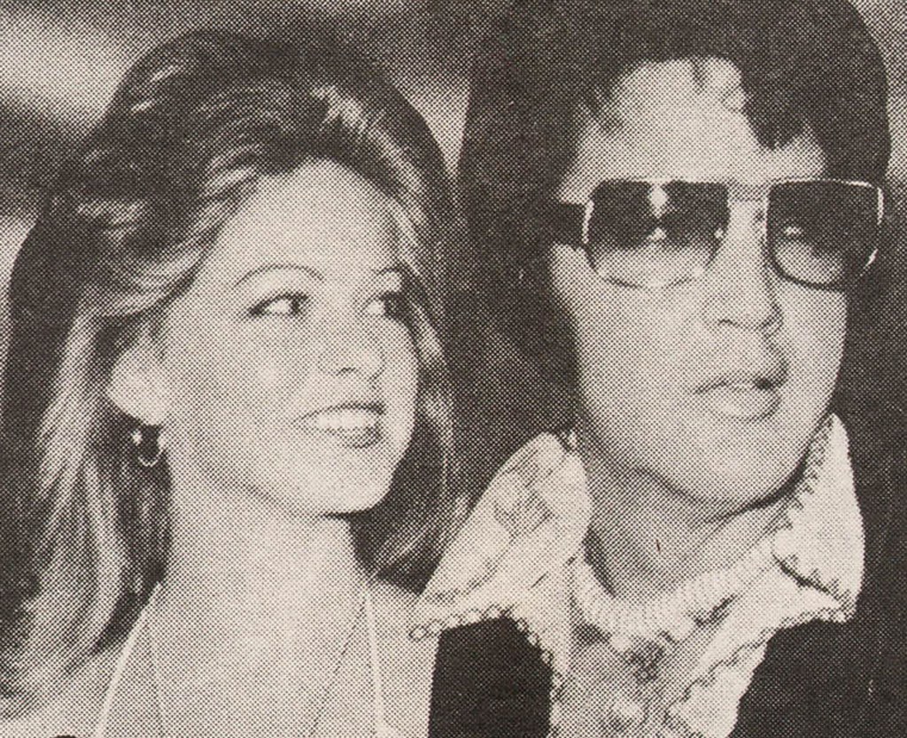 Elvis Presley & Sheila Ryan 1975.