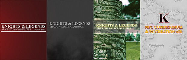 Knights & Legends Tabletop RPG Collection