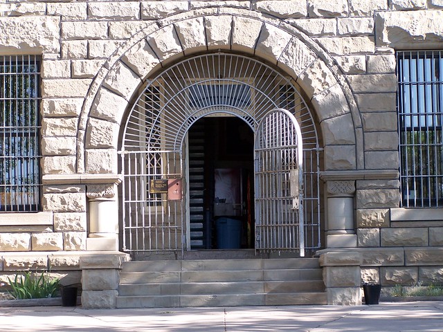Rawlins  Wyoming  - Wyoming State Penitentiary - Historic Prison - Main Entrance