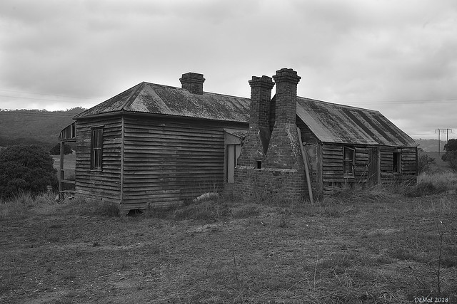 Derelict farmhouse.
