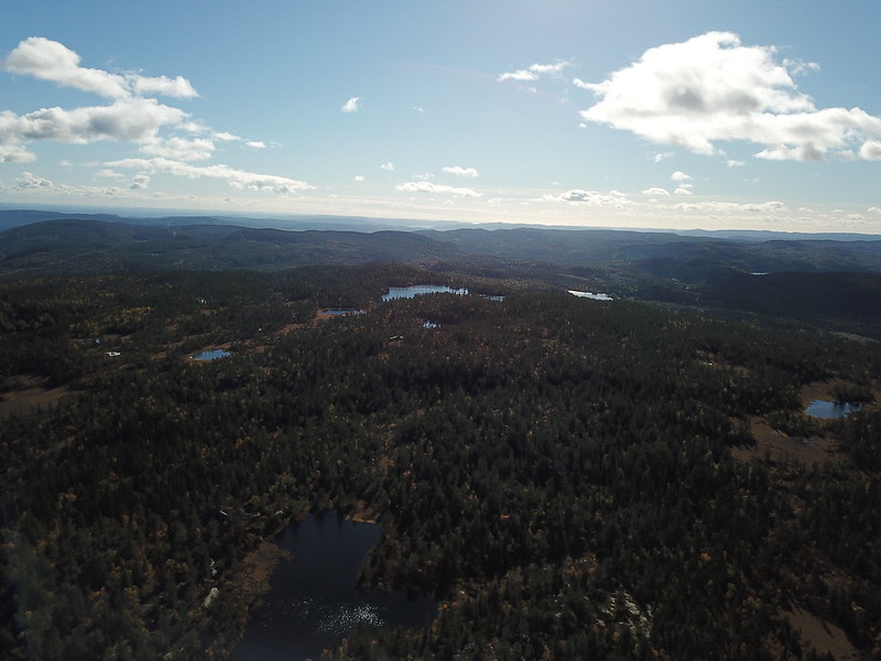 44-Utsikt sørover fra Hovlandsfjell (drone)