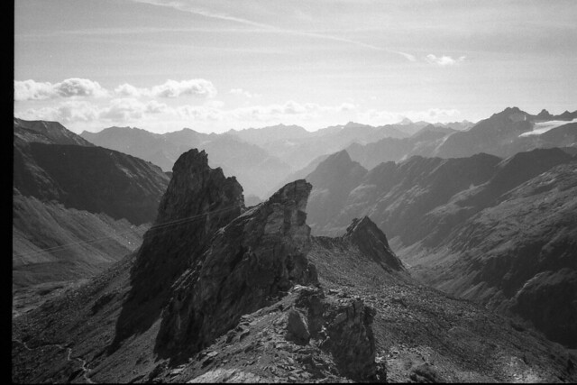 From the terrace of Defreggerhaus (alt. 2 962 m)