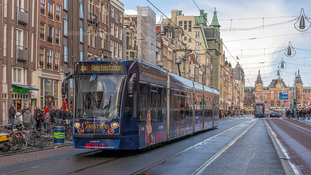 Amsterdam Netflix Christmas tram 2100_