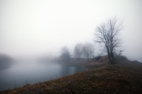 irkutsk russia siberia nikon d3200 melancholia silent autumn fall fog mist forest river trees tree
