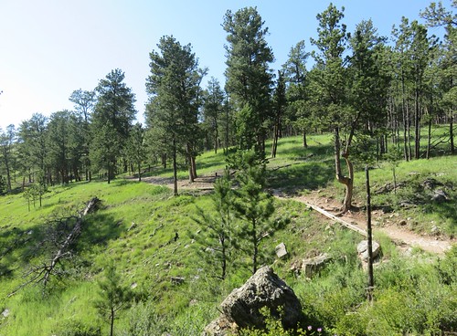 Jewel Cave National Monument (Custer County, South Dakota) by courthouselover, Jewel Cave National Monument contains Jewel Cave, currently the third longest cave in the world, wit