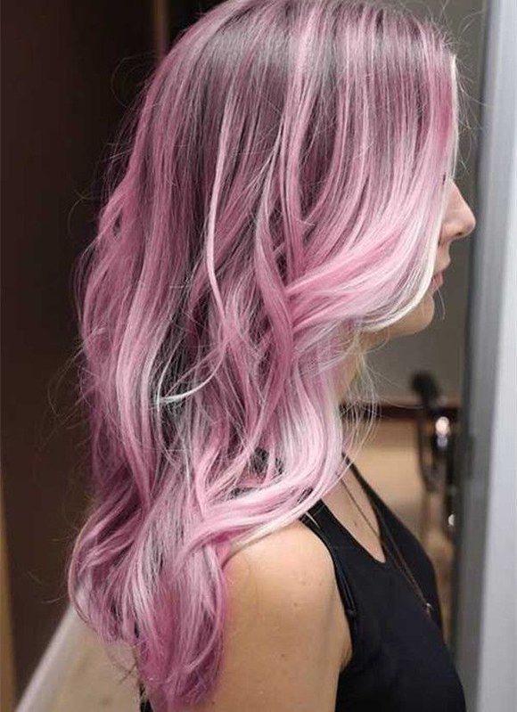Hair Styles Ideas : Cotton Pink ombre hair color for black… | Flickr