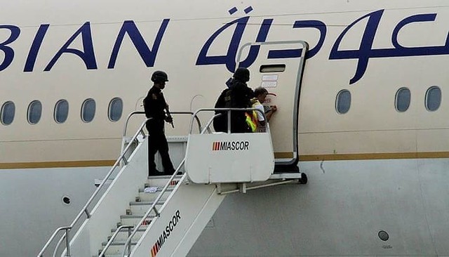 1225 Saudi Arabian Airlines flight 115 Flying to London Hijacked