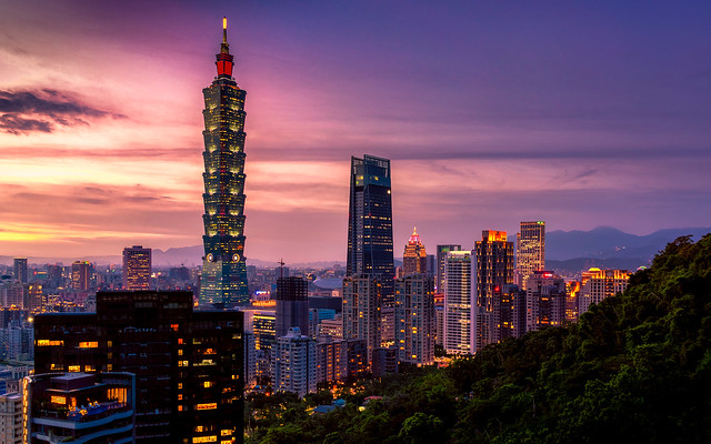 Taipei sunset