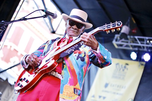 Little Freddie King at Crescent City Blues & BBQ Fest - 10.12.18. Photo by Michele Goldfarb.