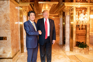 President Donald J. Trump and Japanese Prime Minister Abe Shinzo