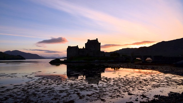 Eilean Donan Castle sunset