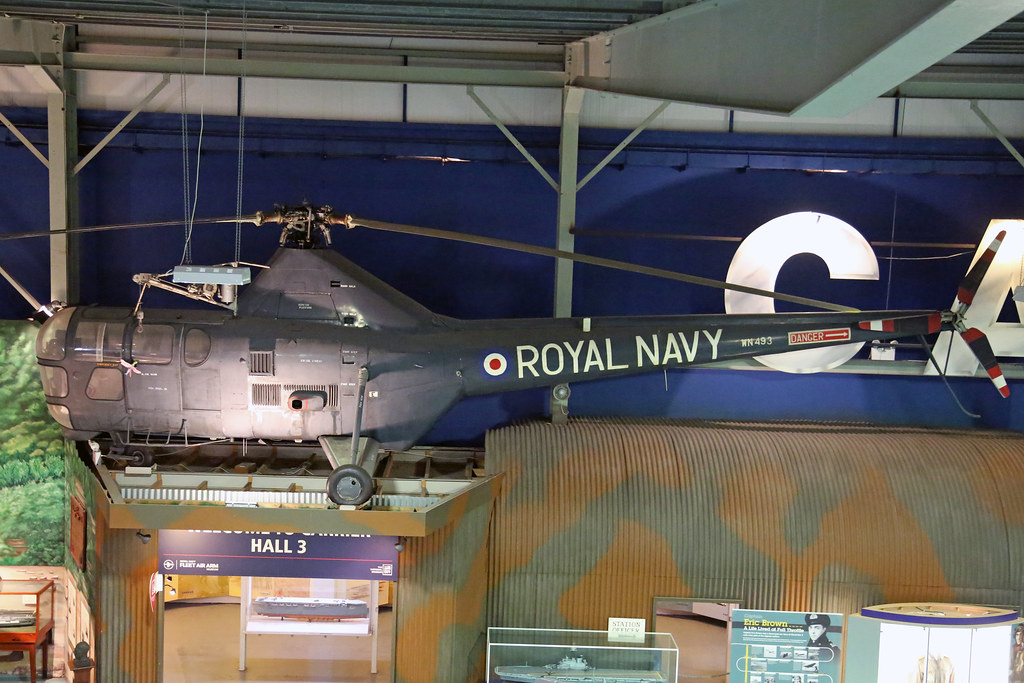 WN493 Westland Dragonfly HR5 Royal Navy Yeovilton Fleet Air Arm Museum 29th April 2018
