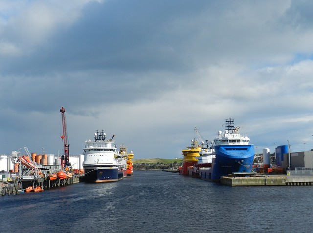 Aberdeen Harbour, Aberdeen, Sep 2018