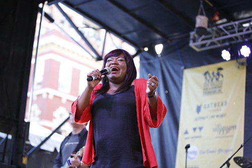 Shemekia Copeland at Crescent City Blues & BBQ Fest - 10.13.18. Photo by Michele Goldfarb.