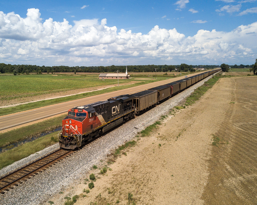 CN 2945 (ES44AC) Westfield, Mississippi | Terry Redeker | Flickr