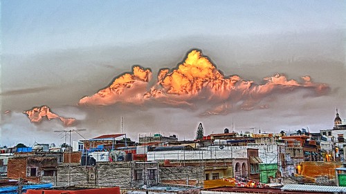 nikond5200 querétaro skyline sunset modifiedphotograph
