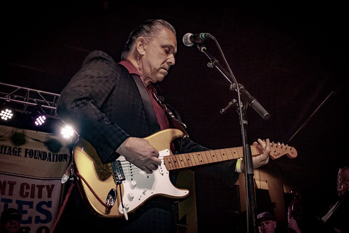 Jimmie Vaughan at Crescent City Blues & BBQ Fest 2018. Photo by Jamell Tate.