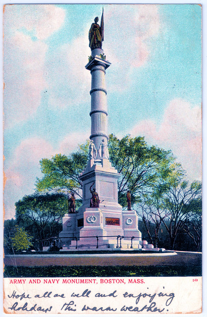 Boston, Mass. - Army and Navy Monument Prior to 1906