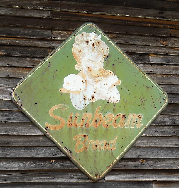 Sunbeam Bread sign