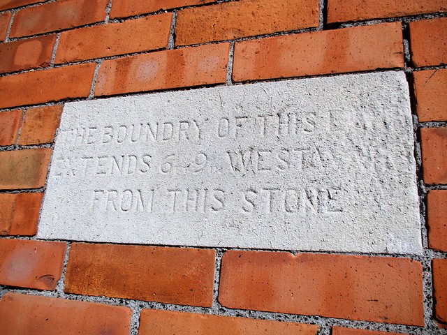 Weymouth Boundary Stone Rodwell Avenue