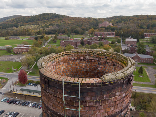 newyork abandoned building chimney industrial powerhouse ruins smokestack lightroom3 drone dji mavicair