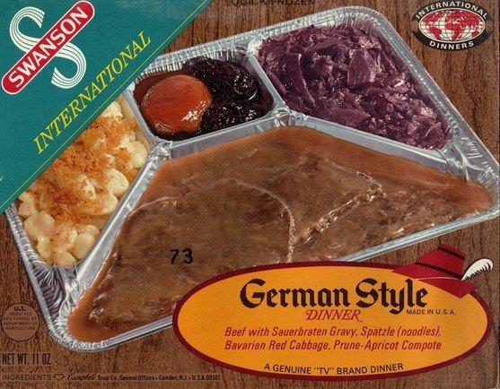 Swanson German Style TV Dinner 1972