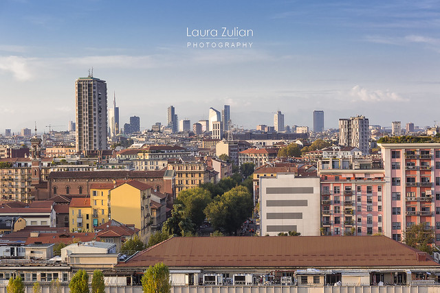 Milano, panorama dalla torre di Fondazione Prada