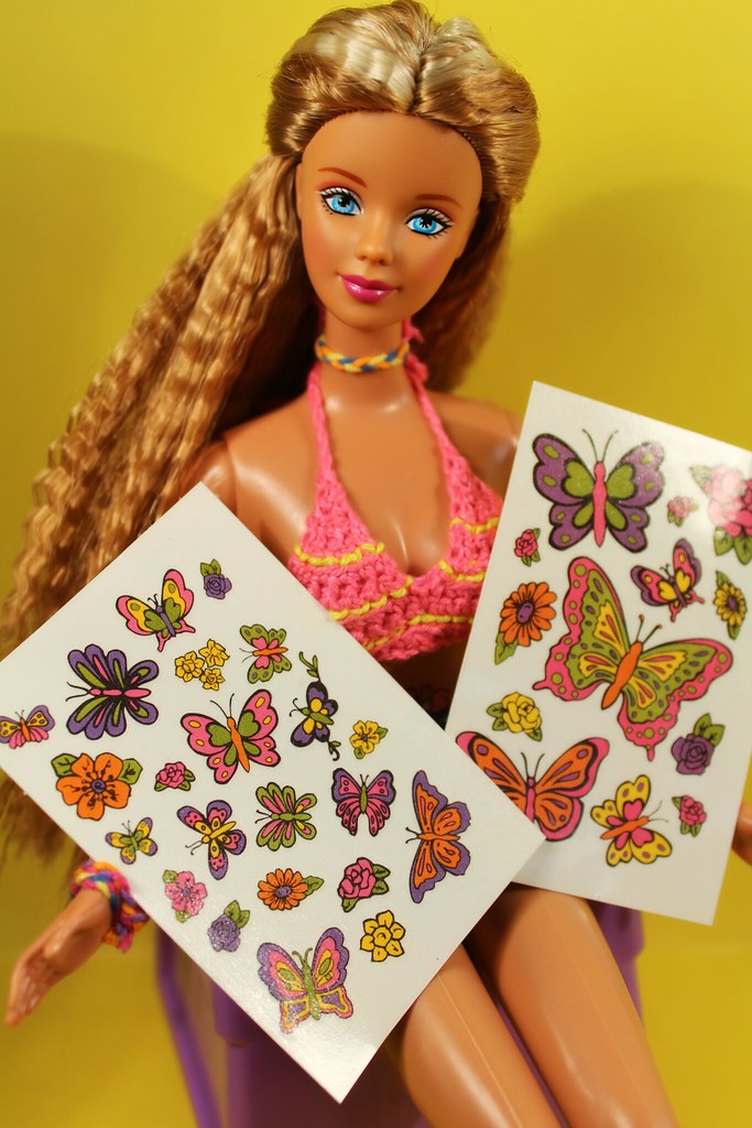 Vote Butterfly vs. Flower Tattoo | Butterfly Art Barbie She'… | Flickr