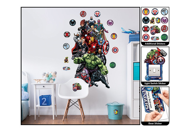 Avengers Large Character Stickers All In 1 45491