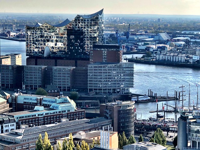Views of Hamburg City - View from the Michel „Elphi“