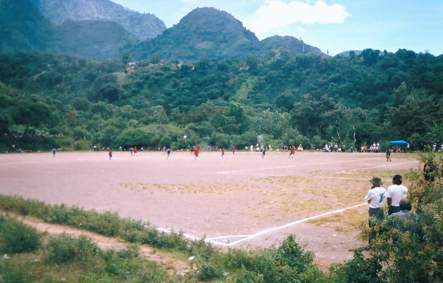 Football game, near Lake Atitlan, Guatemala
