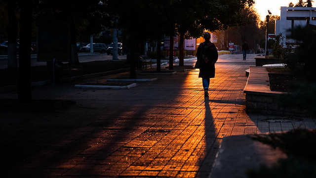Sunset in Tiraspol - Moldova - Street photography