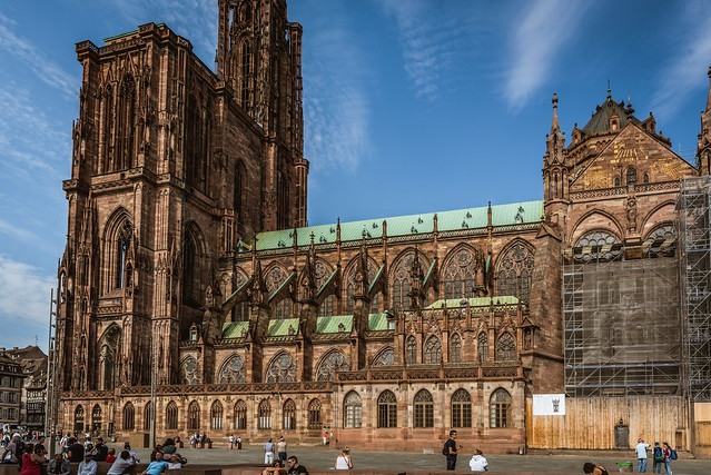 Strasbourg - Strasboug Cathedral Side View