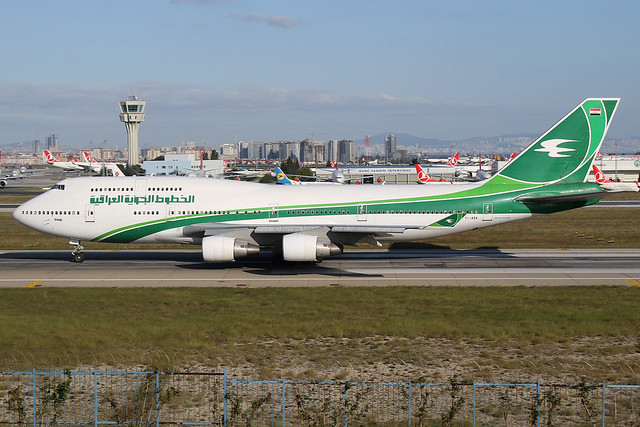YI-ASA | Iraqi Airways | Boeing 747-4H6 | Istanbul-Ataturk (IST/LTBA)